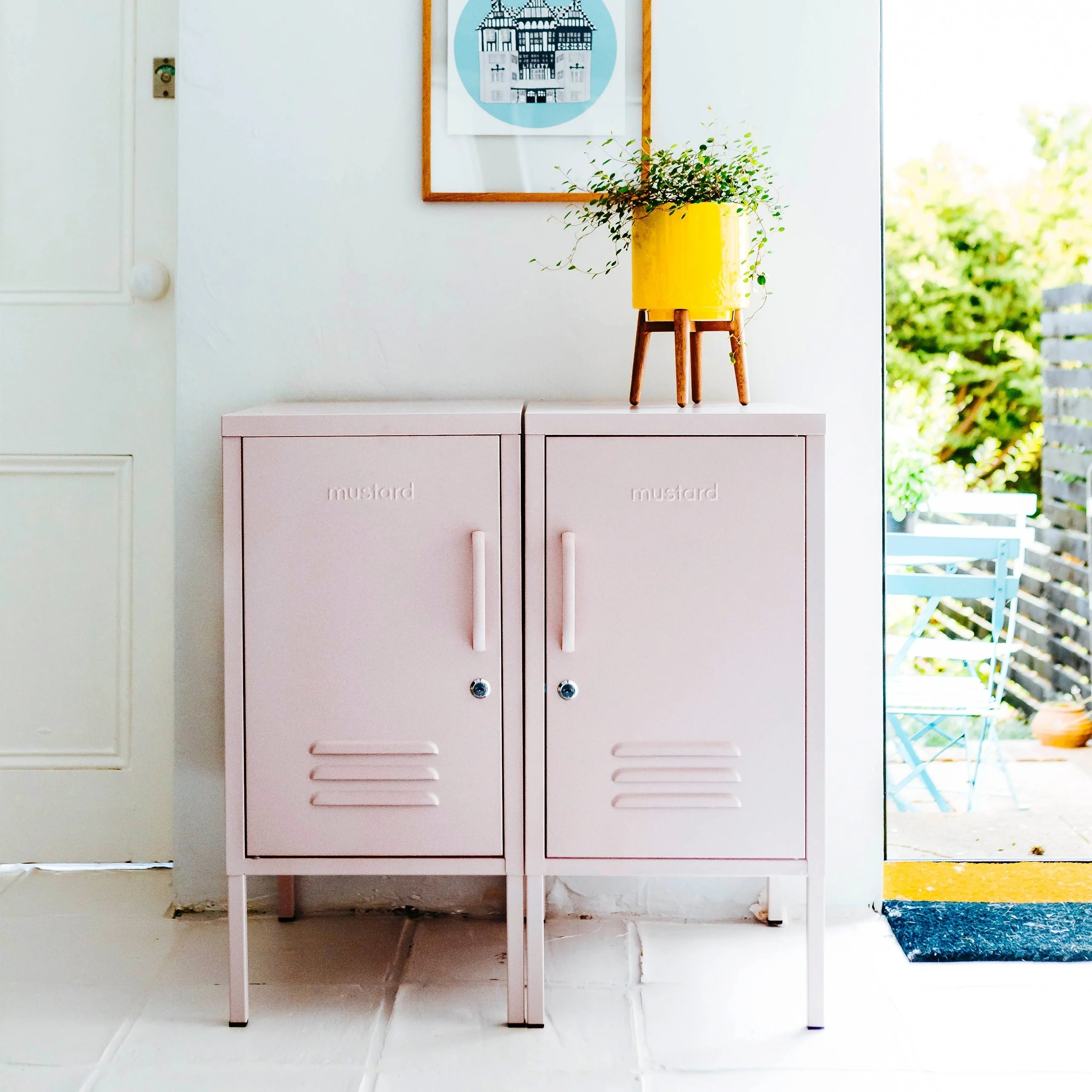 The Shorty Single Door Locker Cabinet (Blush) (Opens to Left) - Image 4