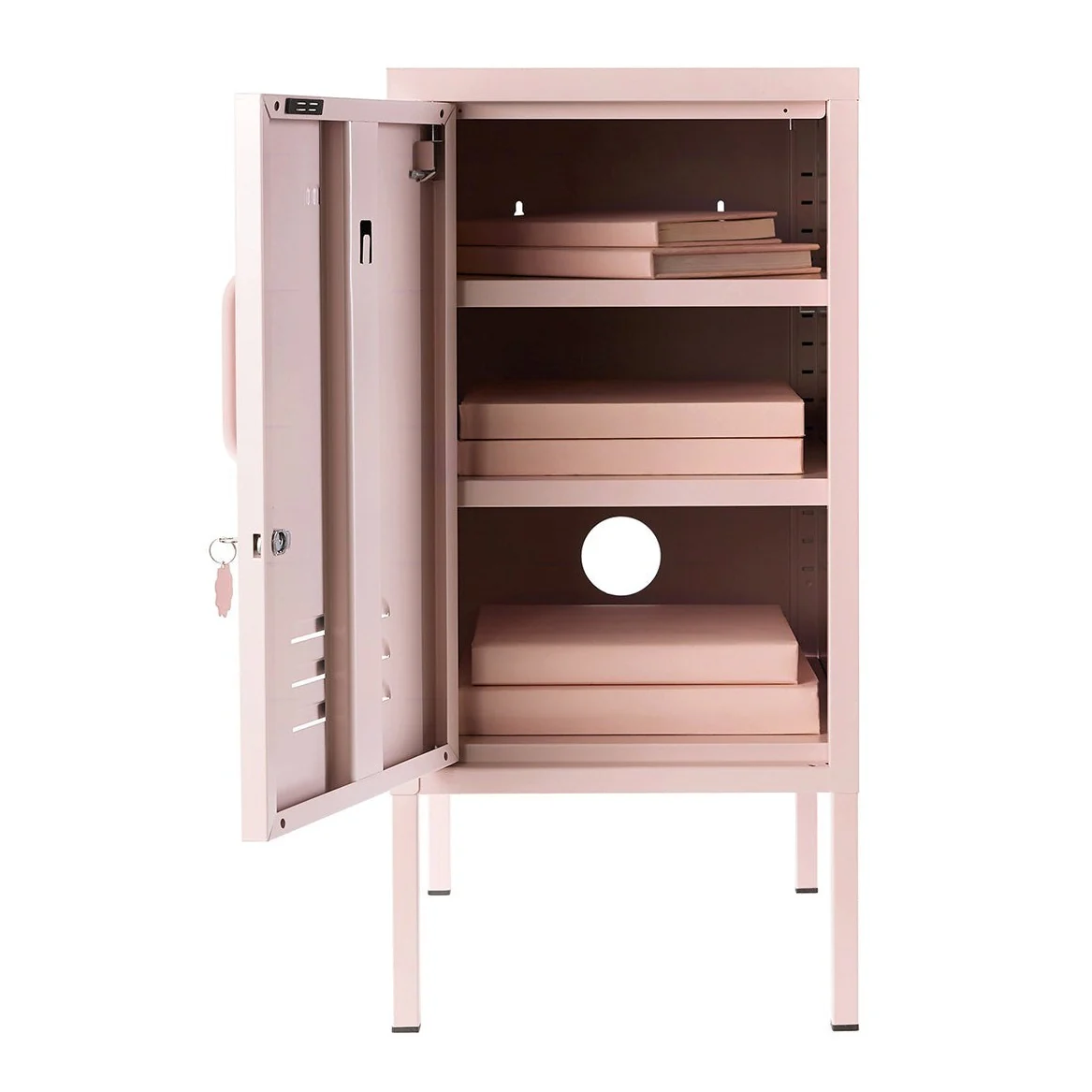 The Shorty Single Door Locker Cabinet (Blush) (Opens to Left) - Image 6