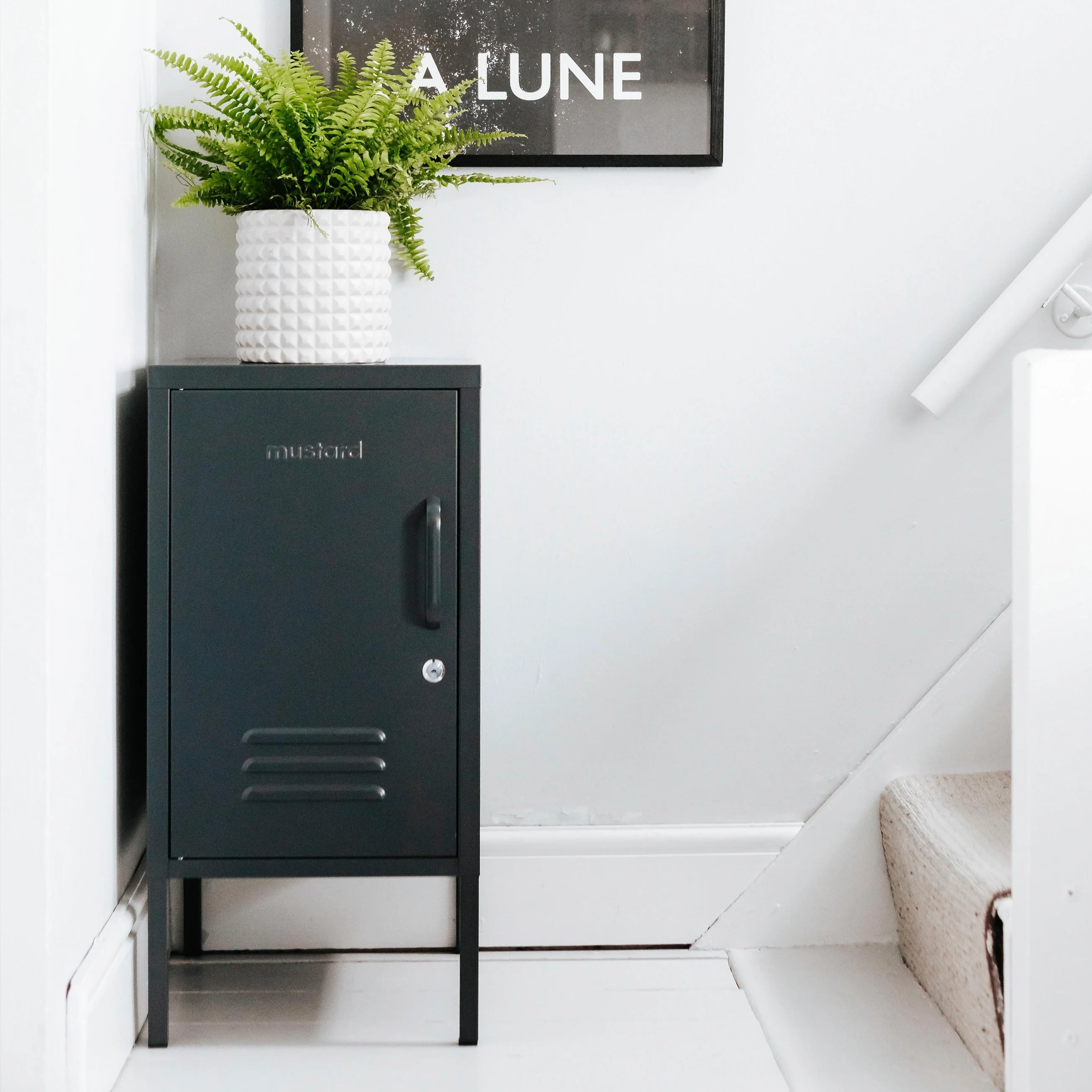 The Shorty Single Door Locker Cabinet (Slate) (Opens to Left) - Image 2