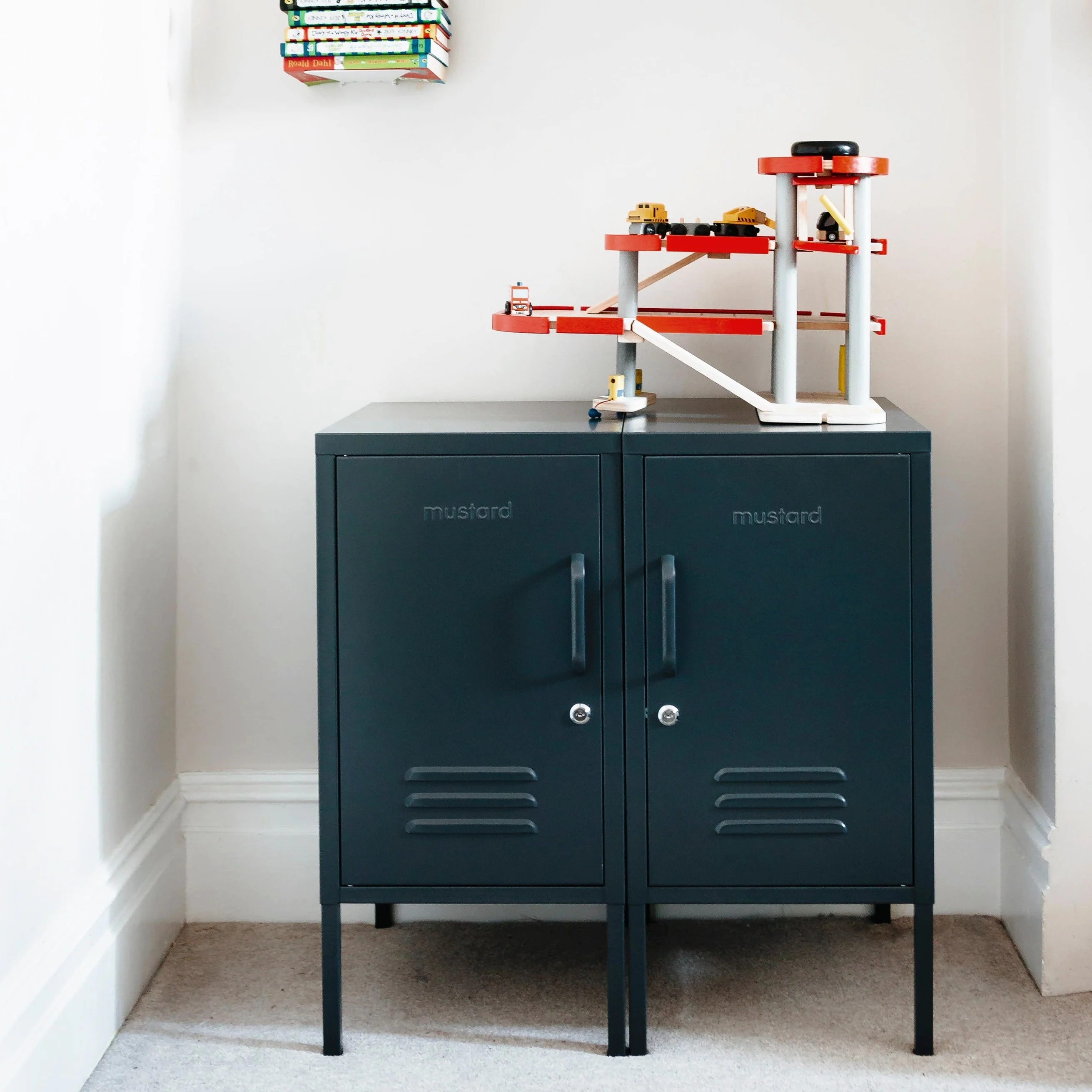 The Shorty Single Door Locker Cabinet (Slate) (Opens to Left) - Image 3