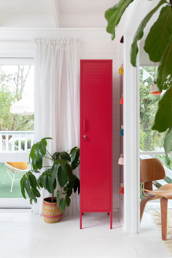 The Skinny Single Door Locker Cabinet (Poppy) - Image 5