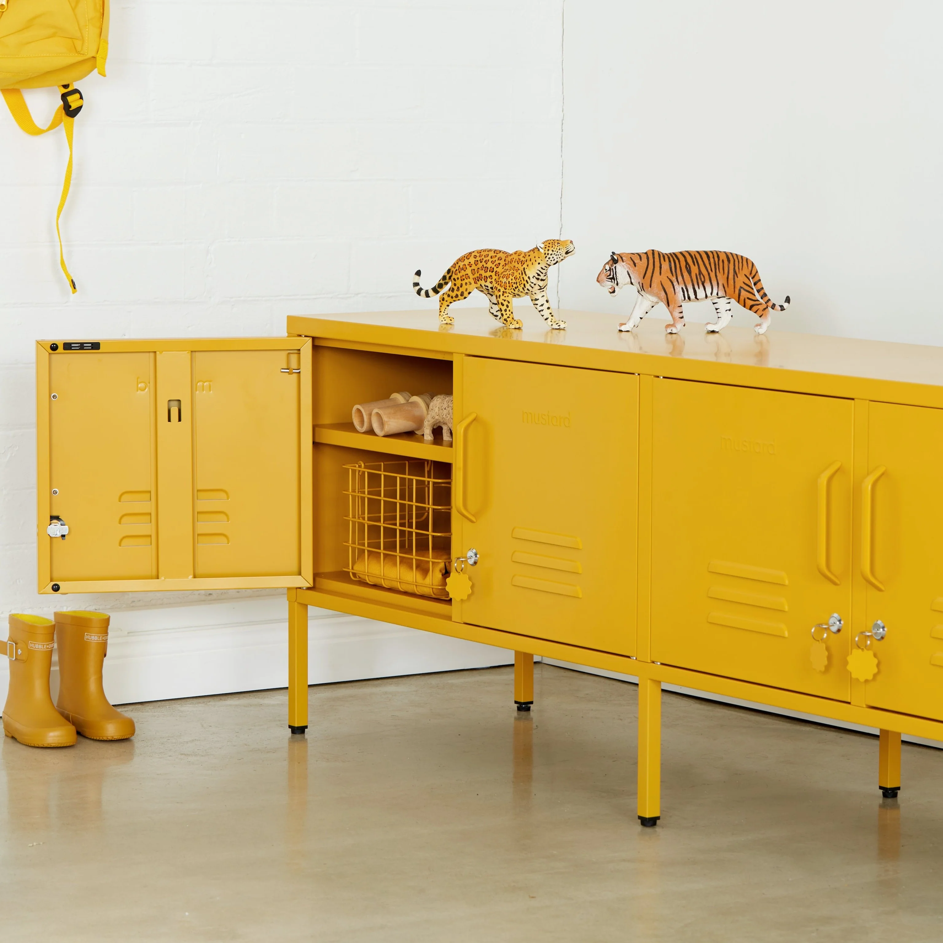 The Standard Four Door Locker Unit (Mustard)