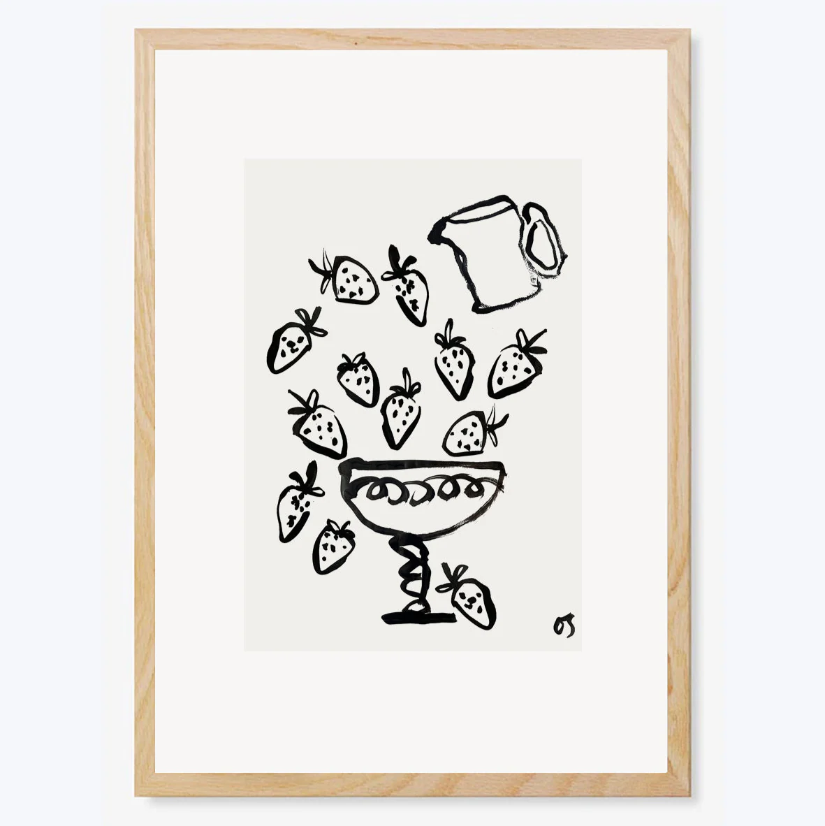 The Strawberries Art Print - Image 3