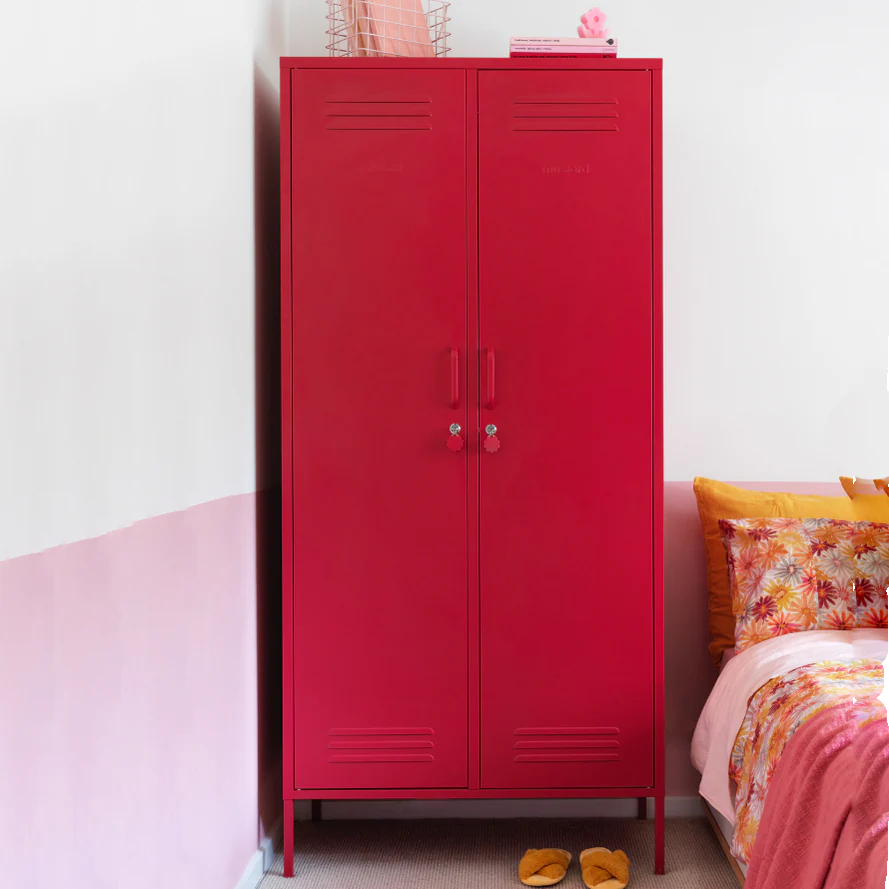 The Twinny Double Door Locker Wardrobe (Poppy) - Image 2