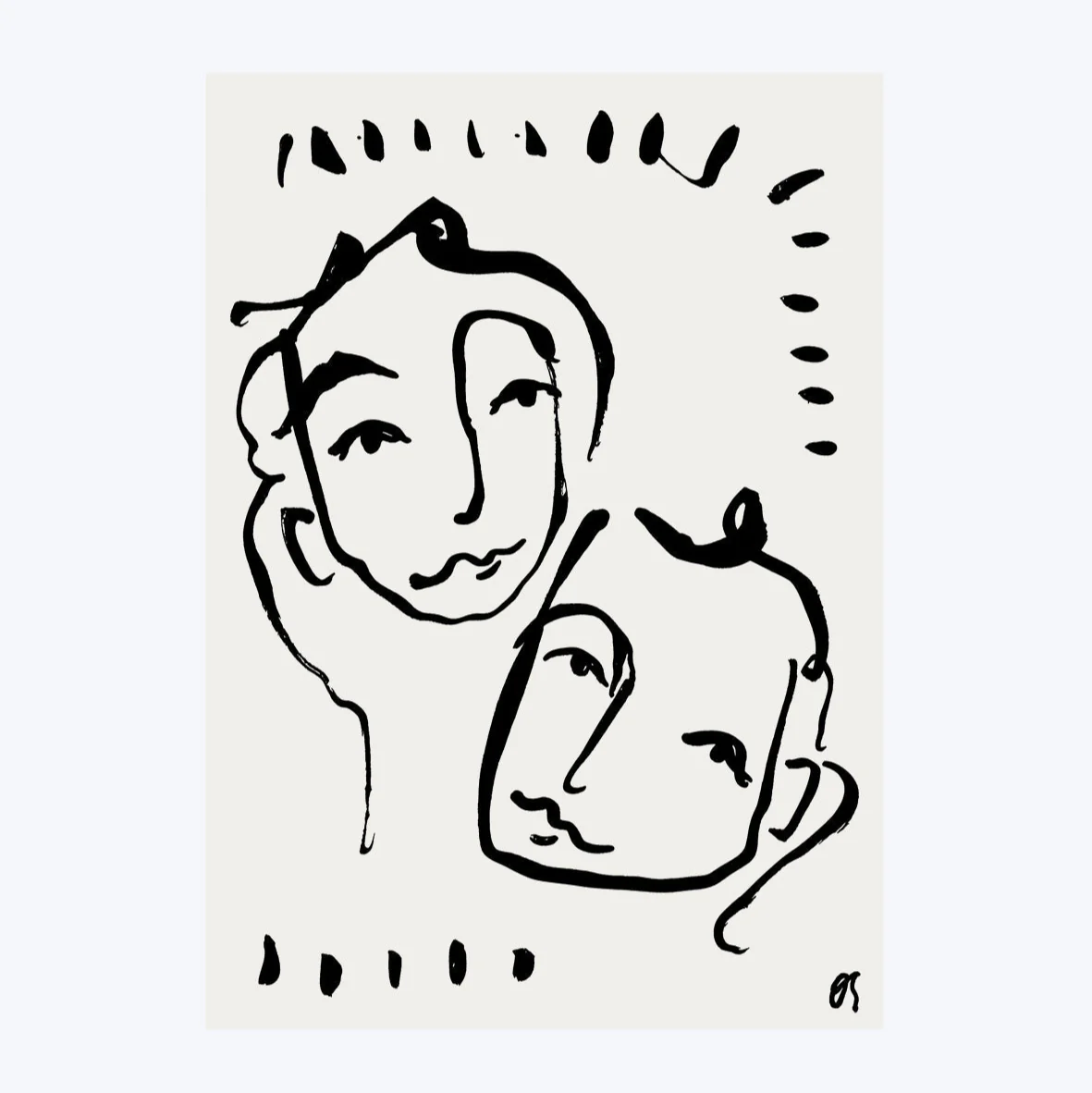 The Two of Us Art Print - Image 3