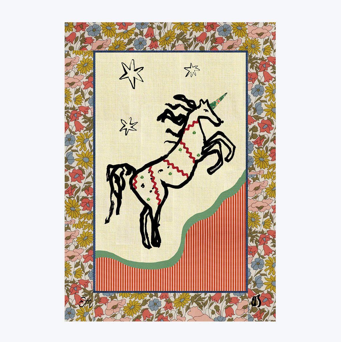 The Unicorn Art Print - Image 2