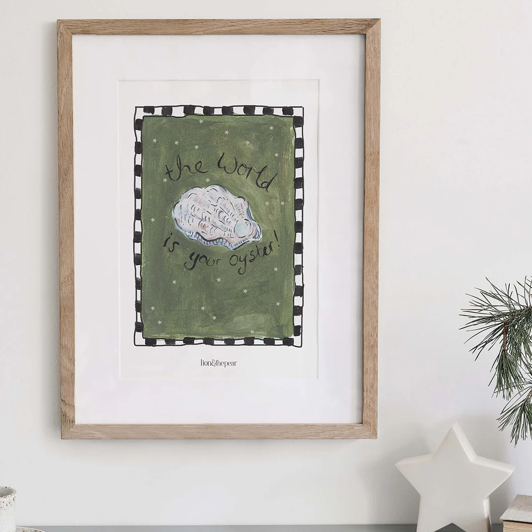 The World Is Your Oyster Art Print - Image 5