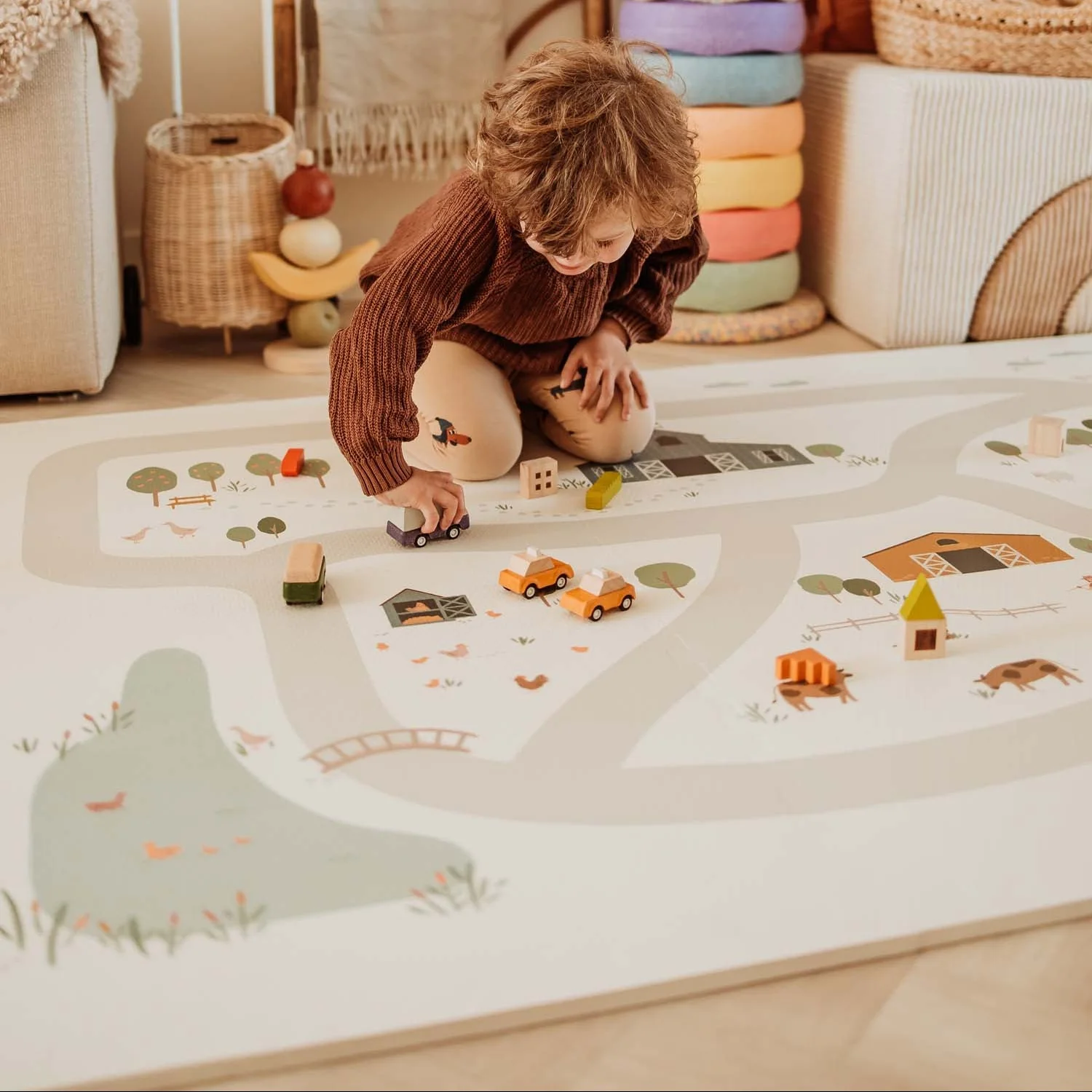 Tiloo Farm Puzzle Piece Foam Playmat
