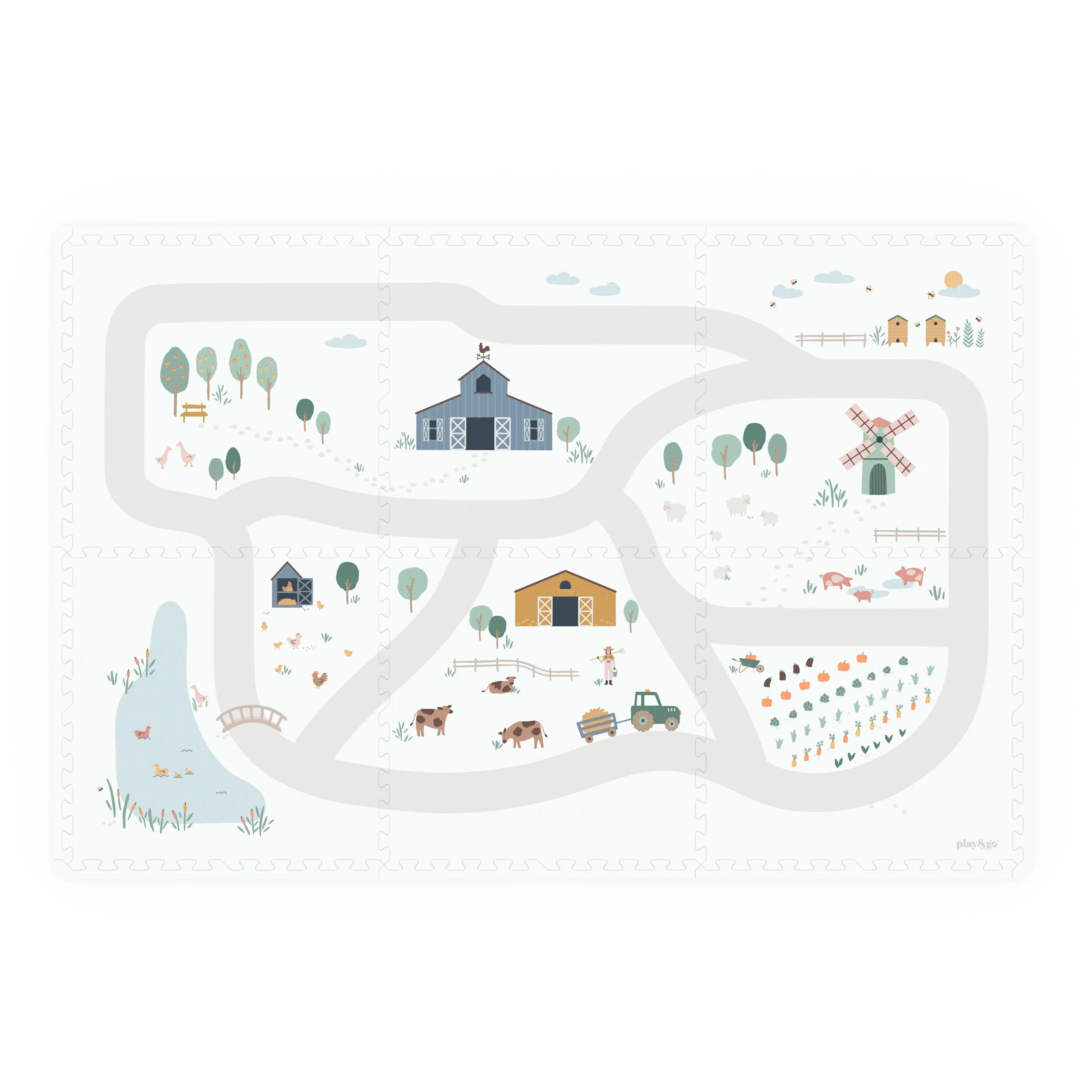 Tiloo Farm Puzzle Piece Foam Playmat - Image 10