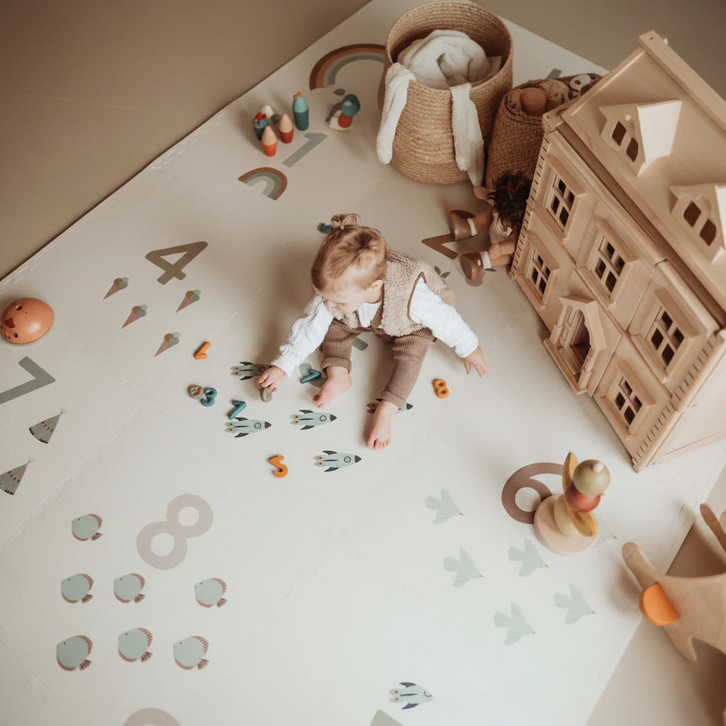Tiloo Number Puzzle Piece Foam Playmat