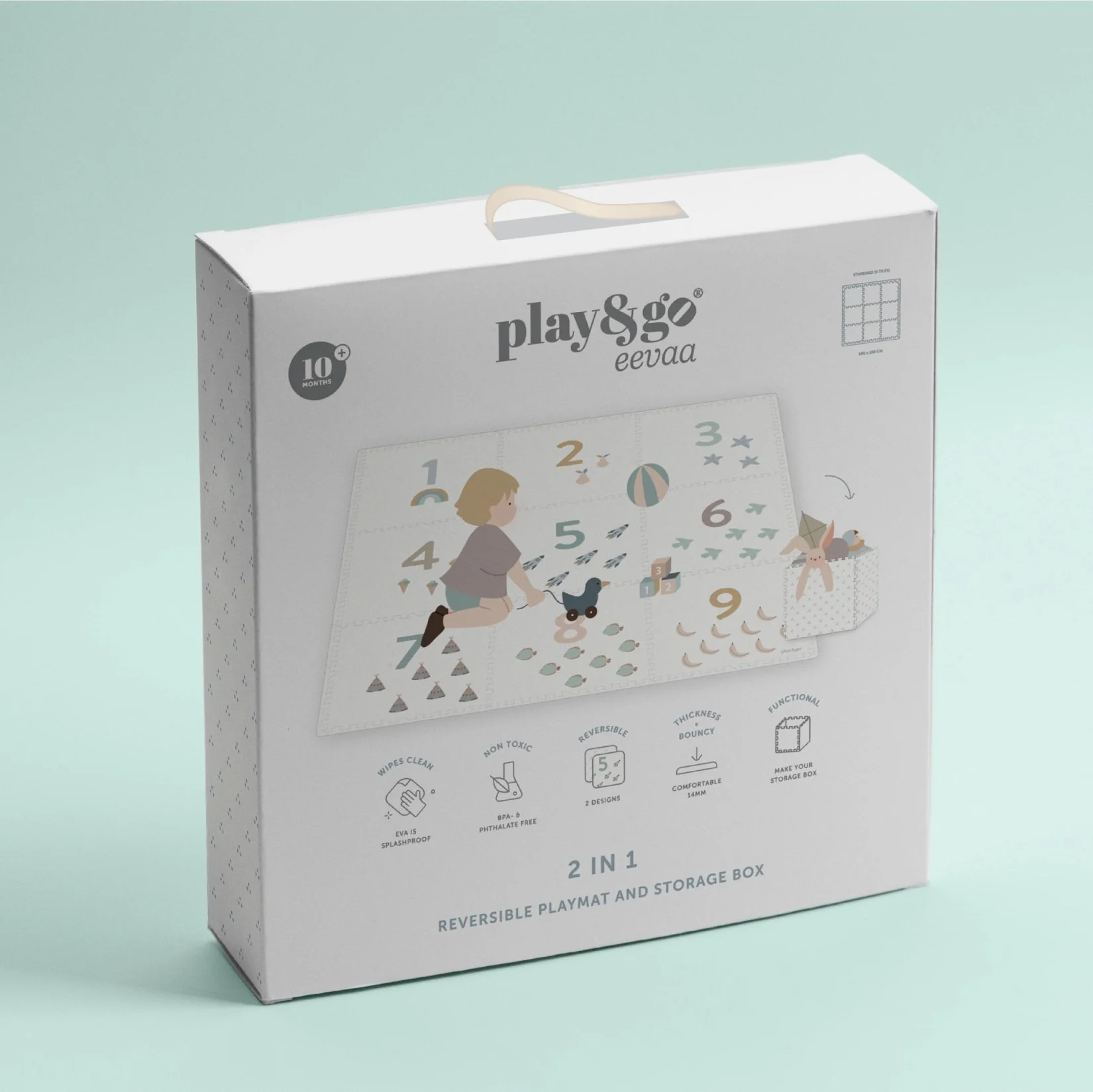 Tiloo Number Puzzle Piece Foam Playmat - Image 12