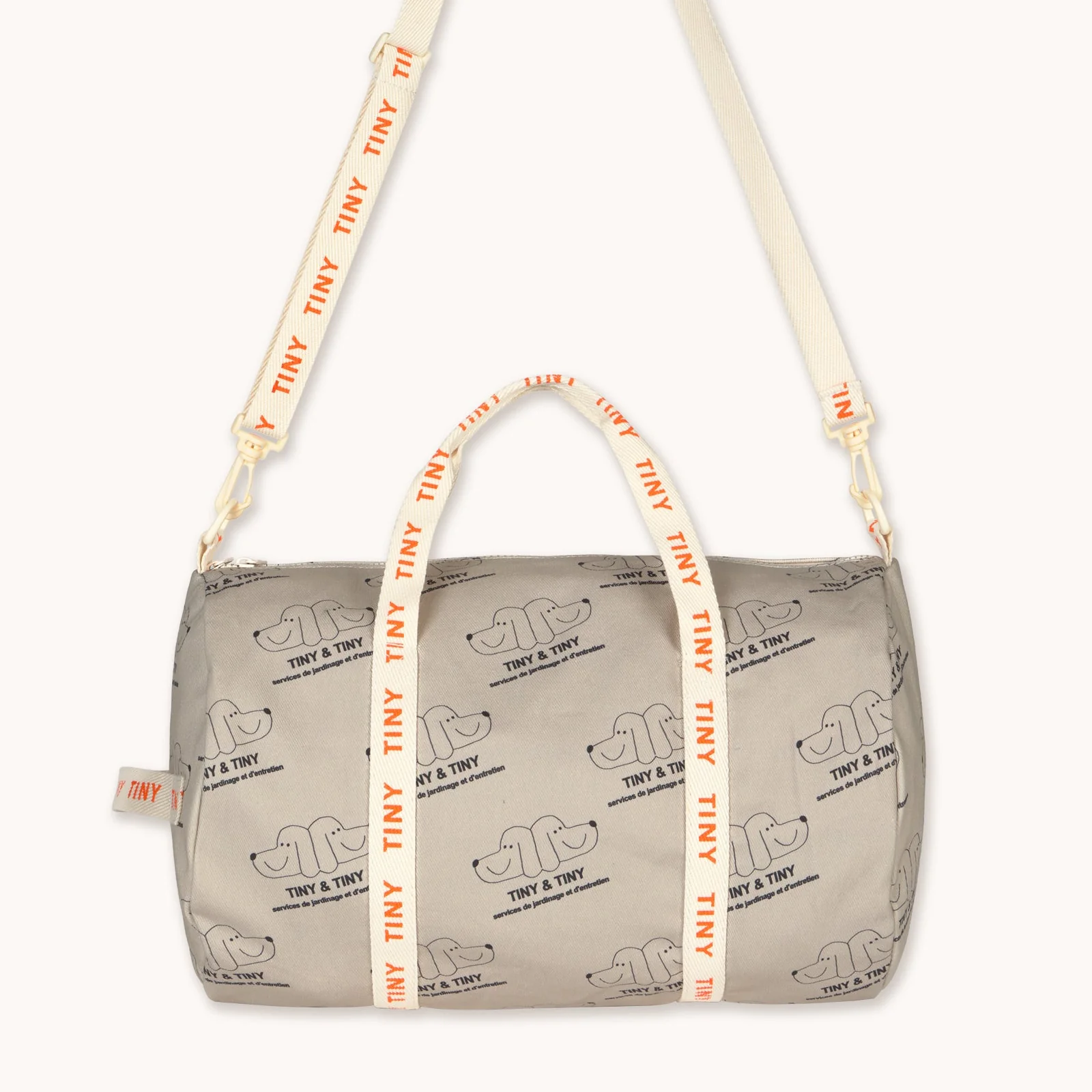 Tiny & Tiny Dog Print Duffle Bag (Dark Vanilla) - Image 2