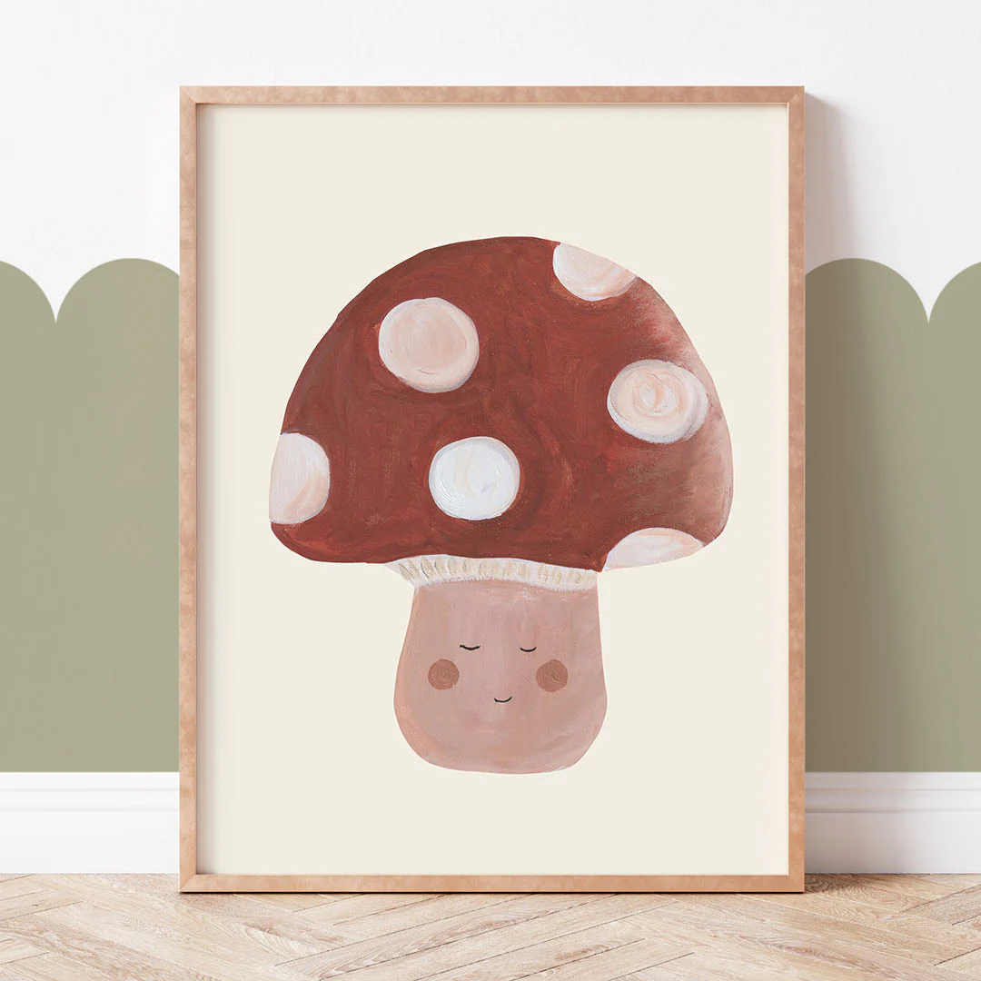 Toadstool  Art Print - Image 2