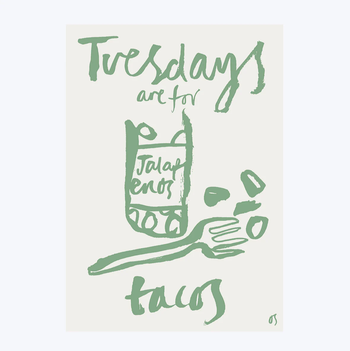 Tuesday Art Print - Image 2