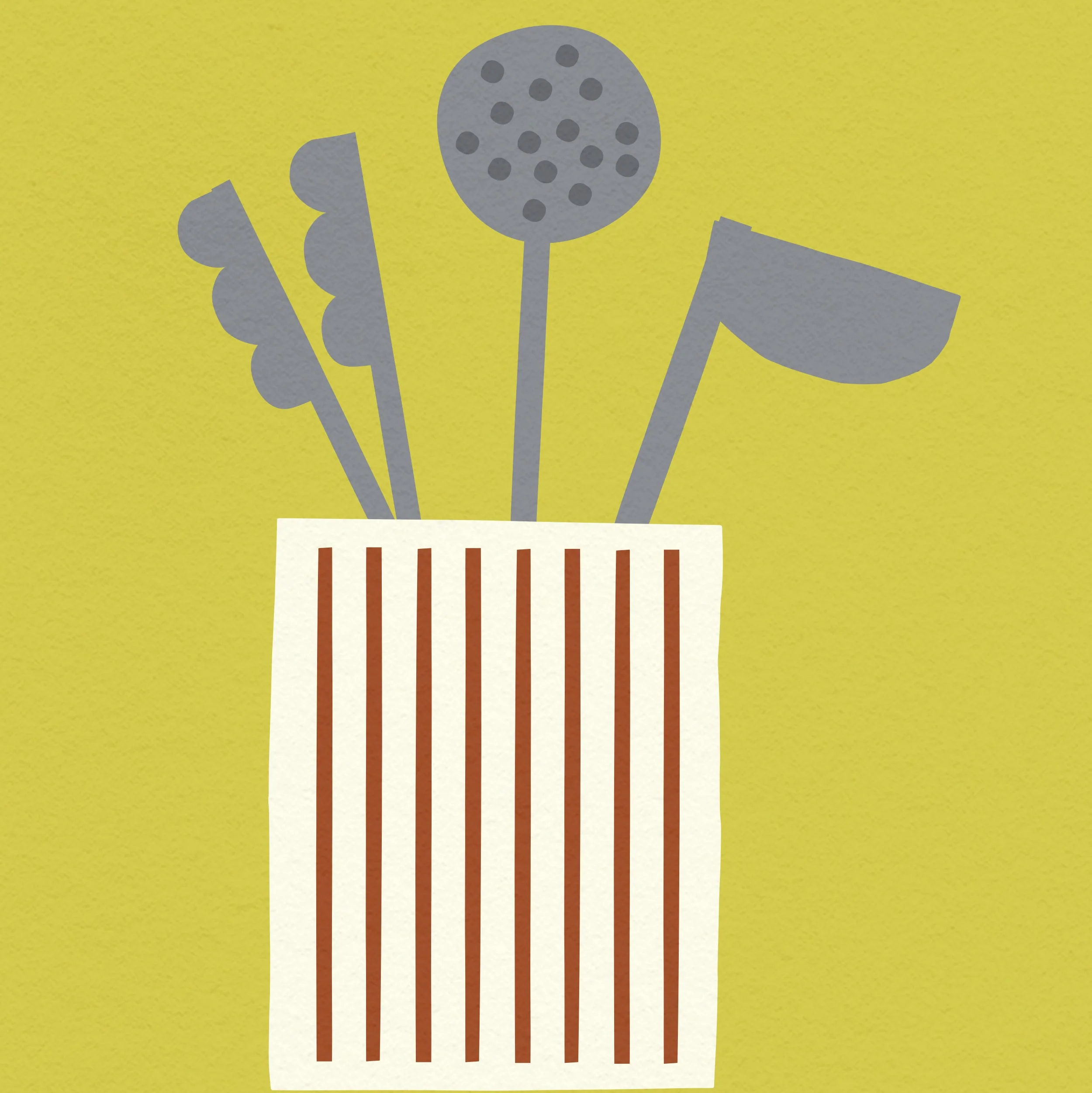 U for Utensils- Alphabet Art Print - Image 4
