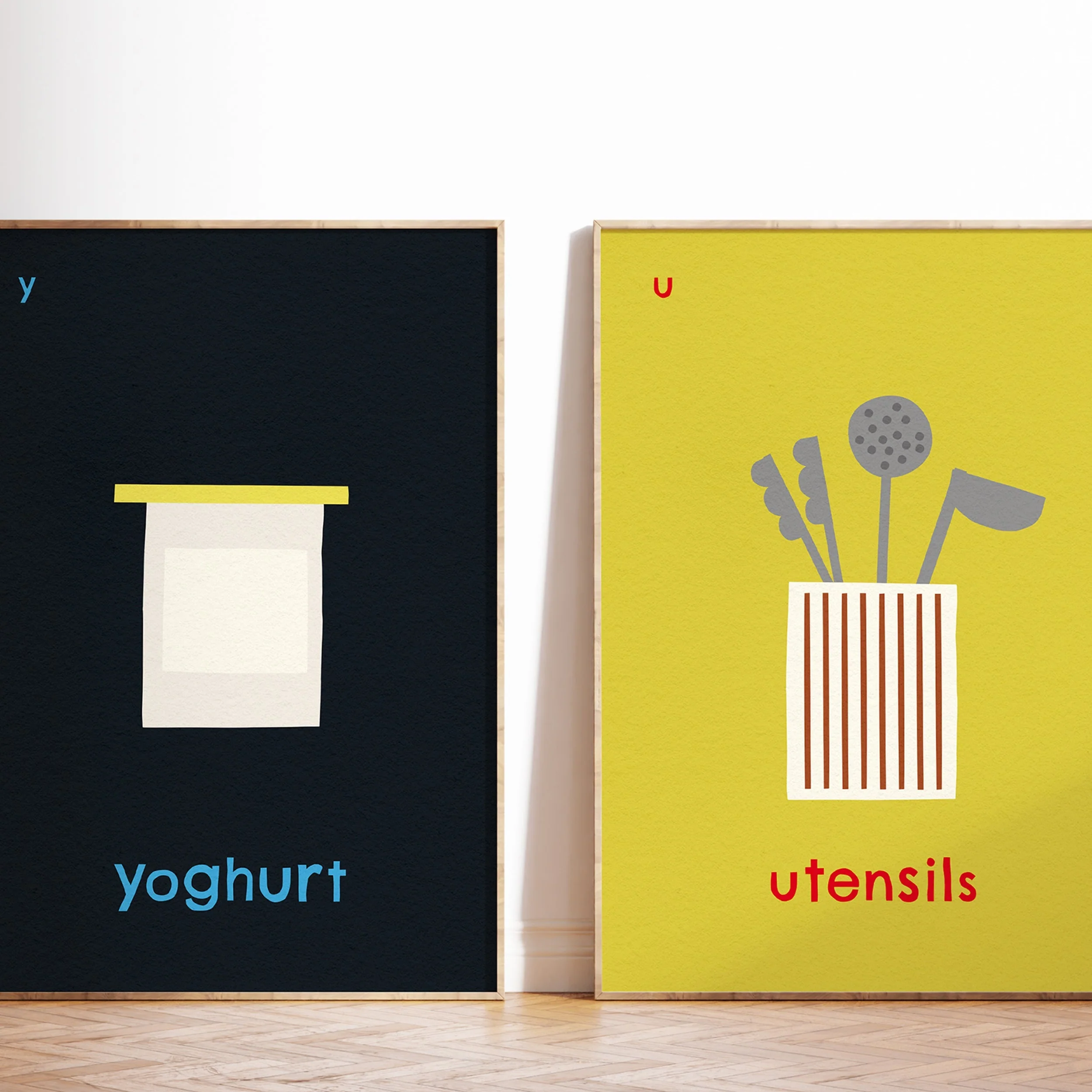 U for Utensils- Alphabet Art Print - Image 5
