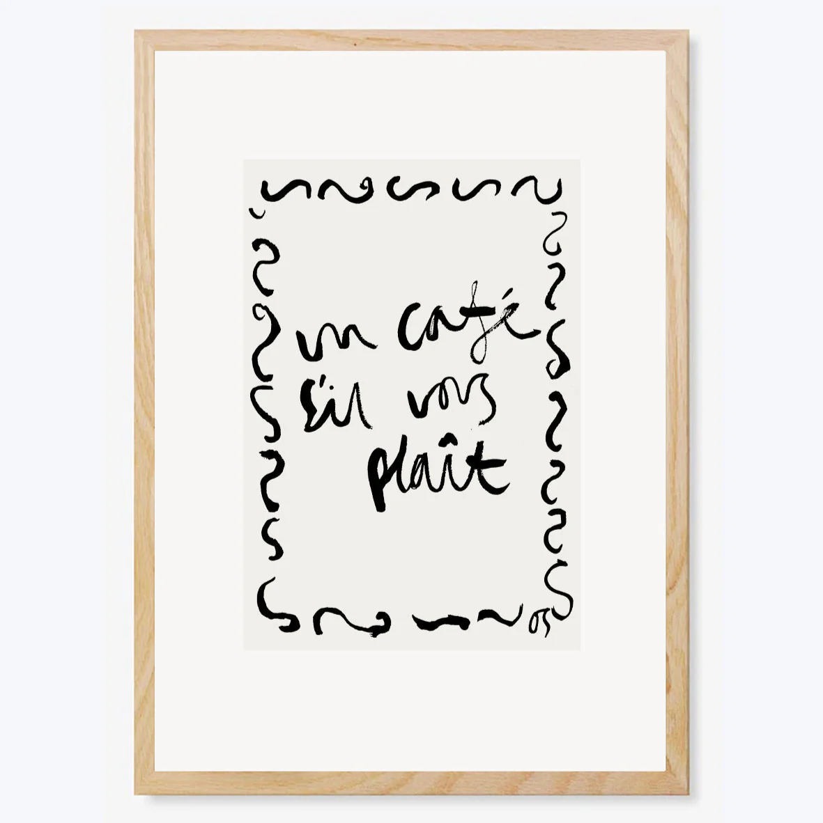Un Café S'il Vous Plaît Art Print - Image 3