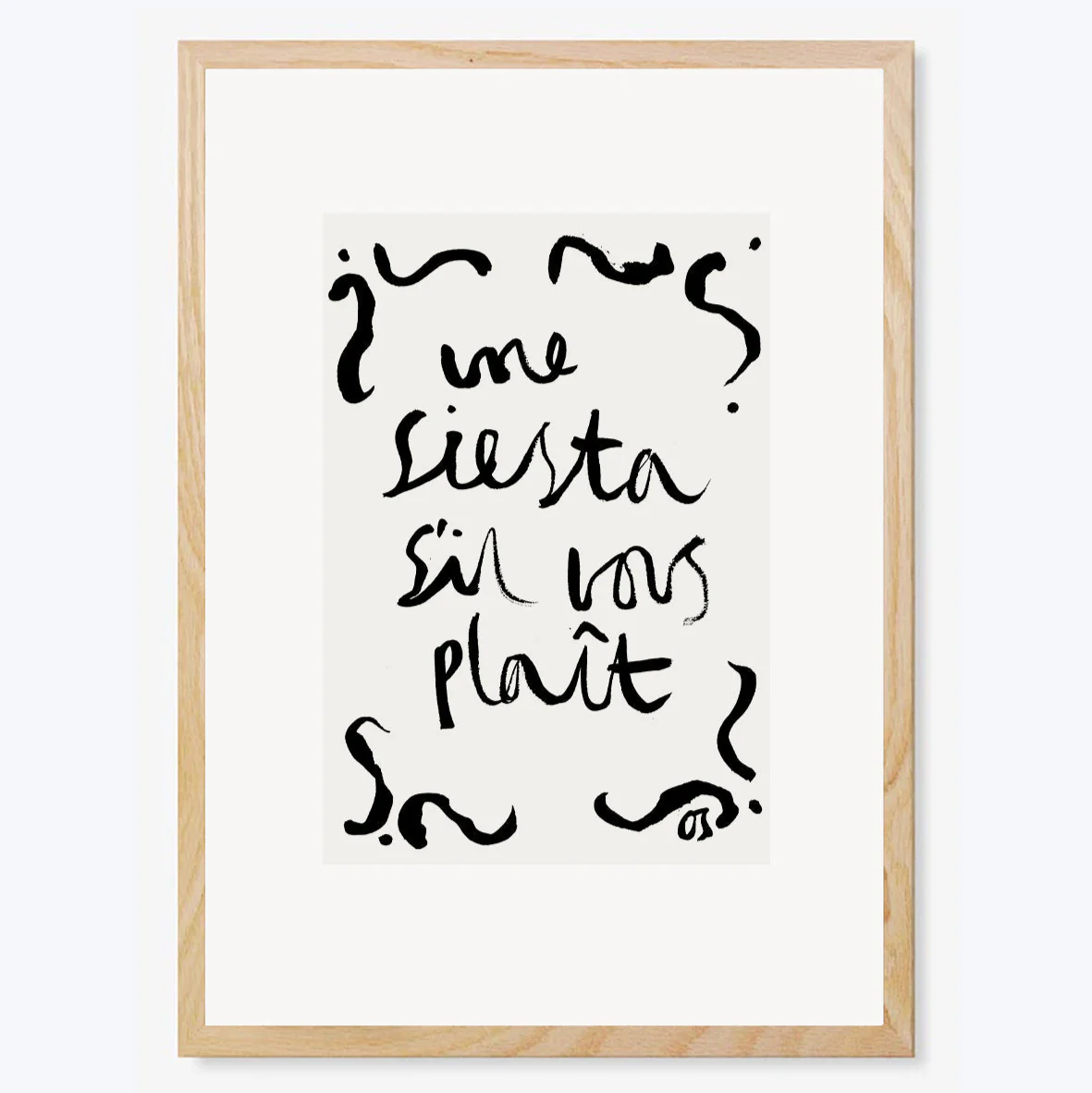Une Siesta S'il Vous Plaît Art Print - Image 3