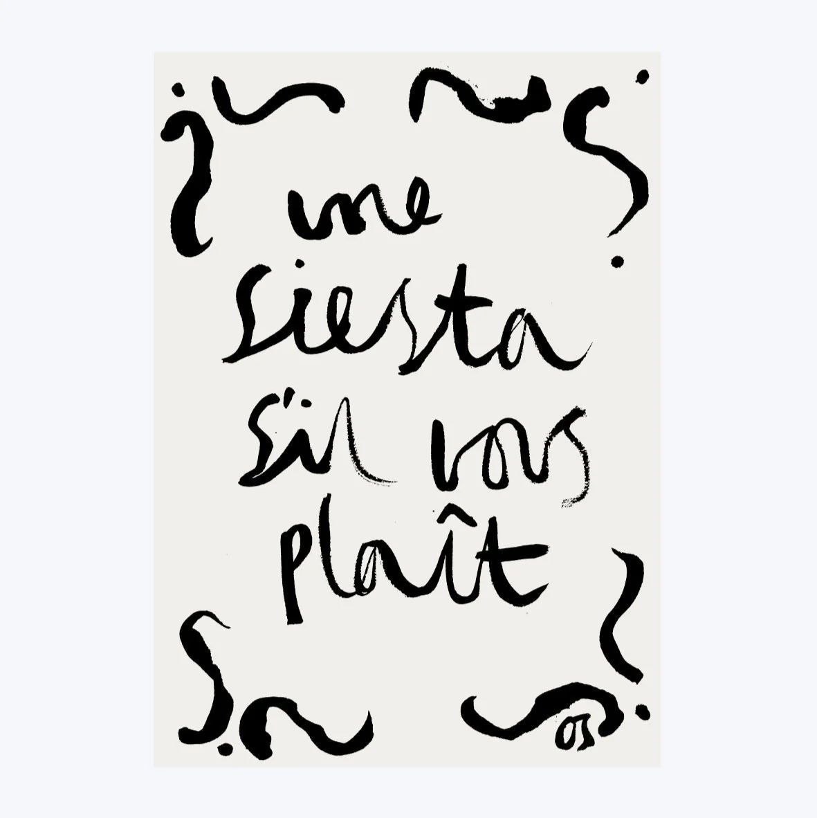 Une Siesta S'il Vous Plaît Art Print - Image 4