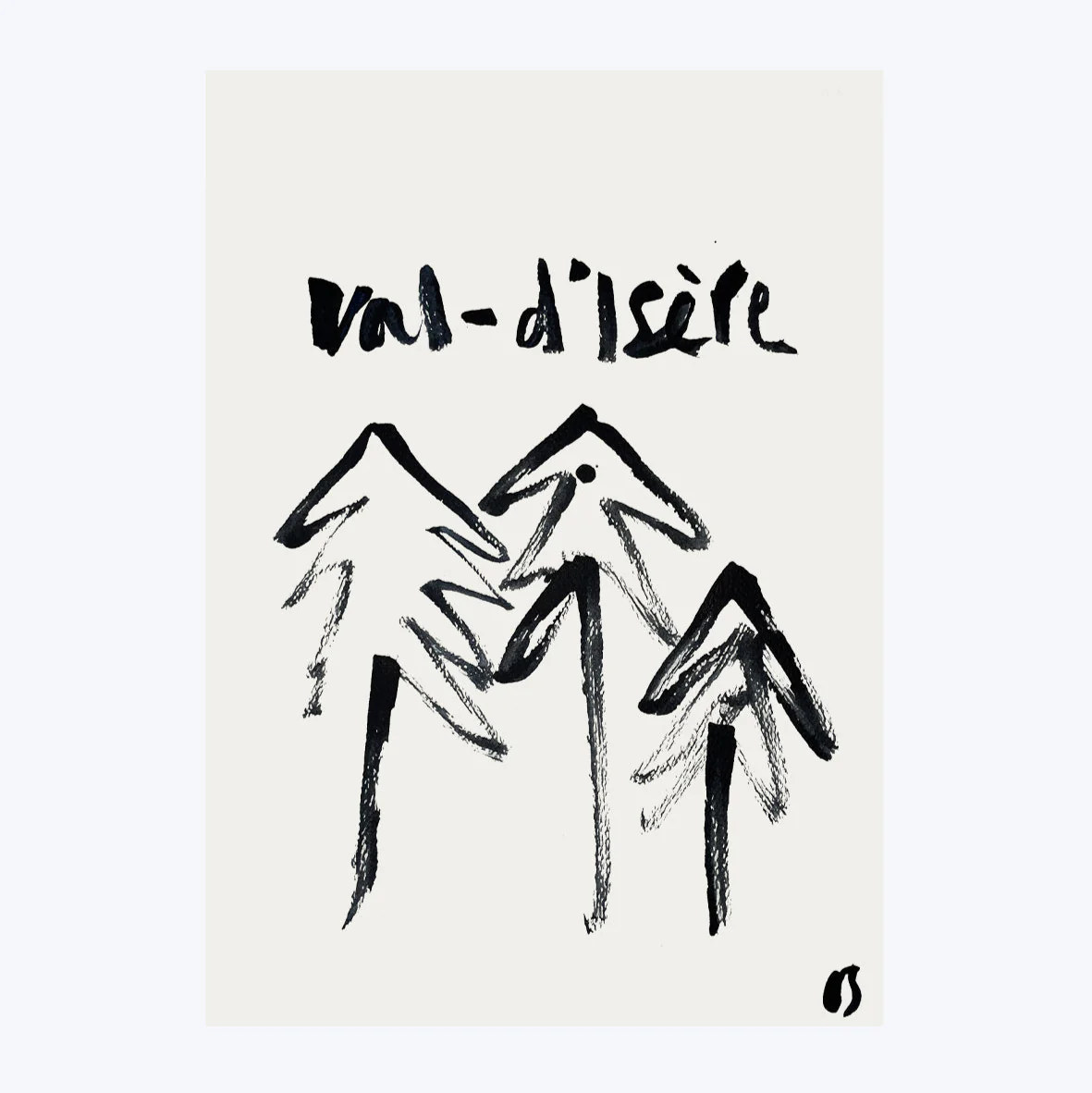 Val-D'Isère Art Print - Image 3