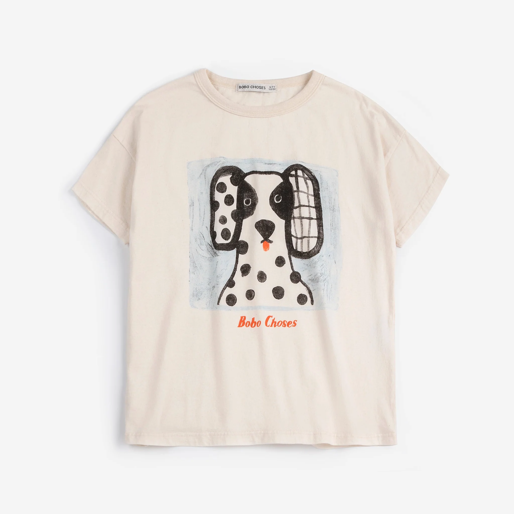 Van Dog Face Cotton T-shirt (White) - Image 3