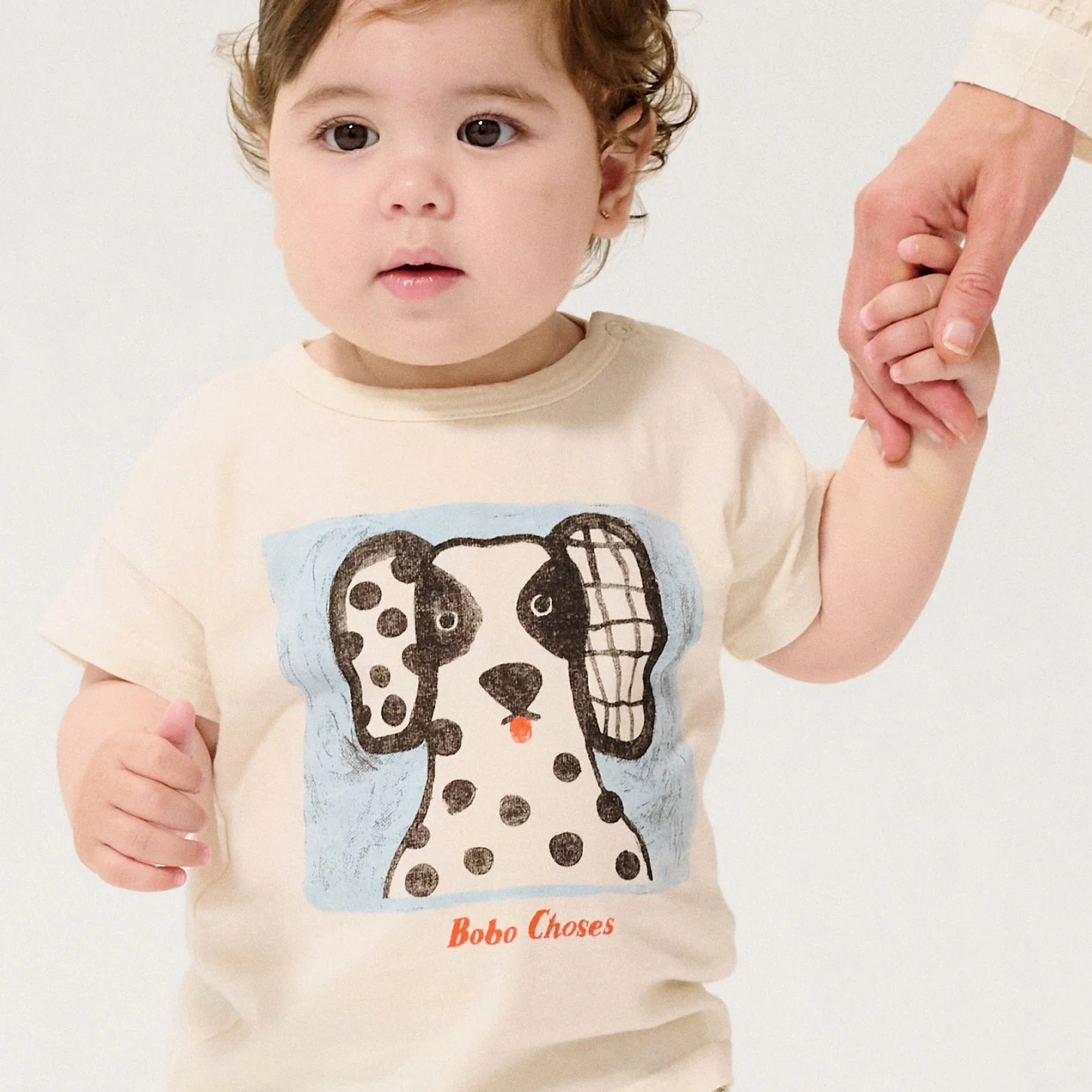 Van Dog Face Cotton T-shirt (White) - Image 4