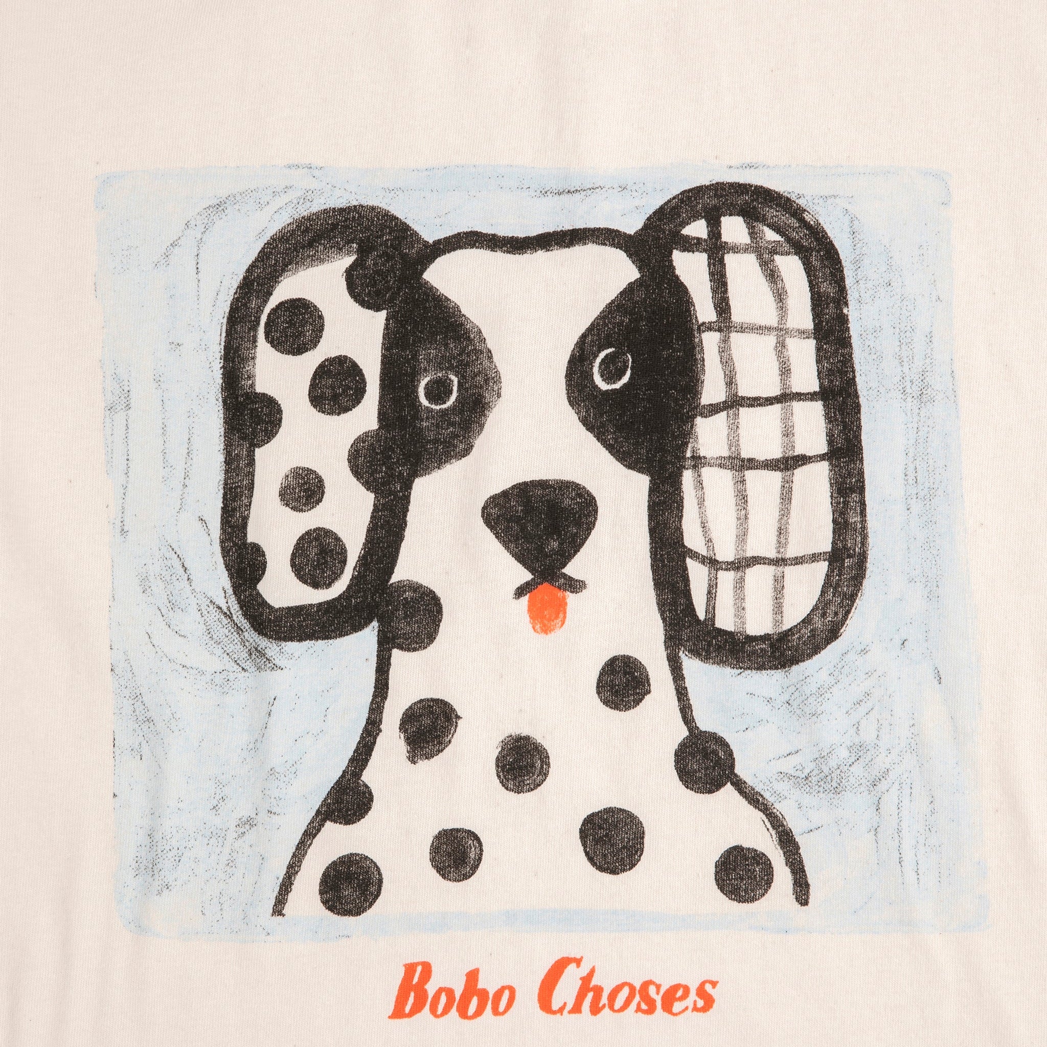 Van Dog Face Cotton T-shirt (White) - Image 8