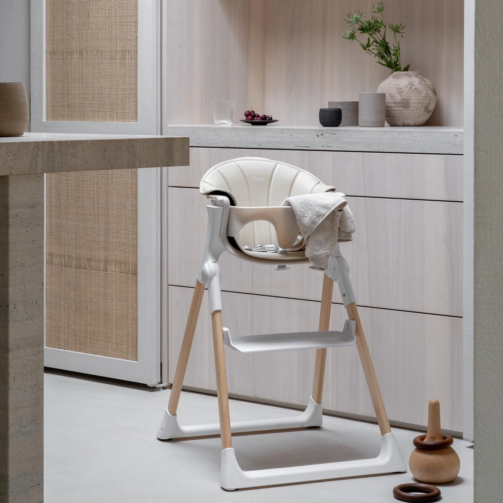 Viola Foldable Highchair (Beige)