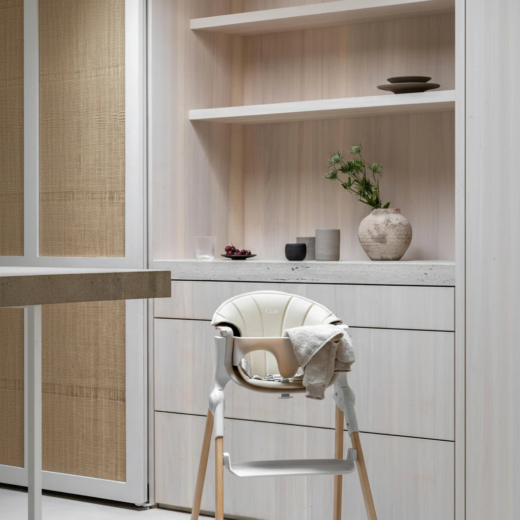 Viola Foldable Highchair (Beige) - Image 3