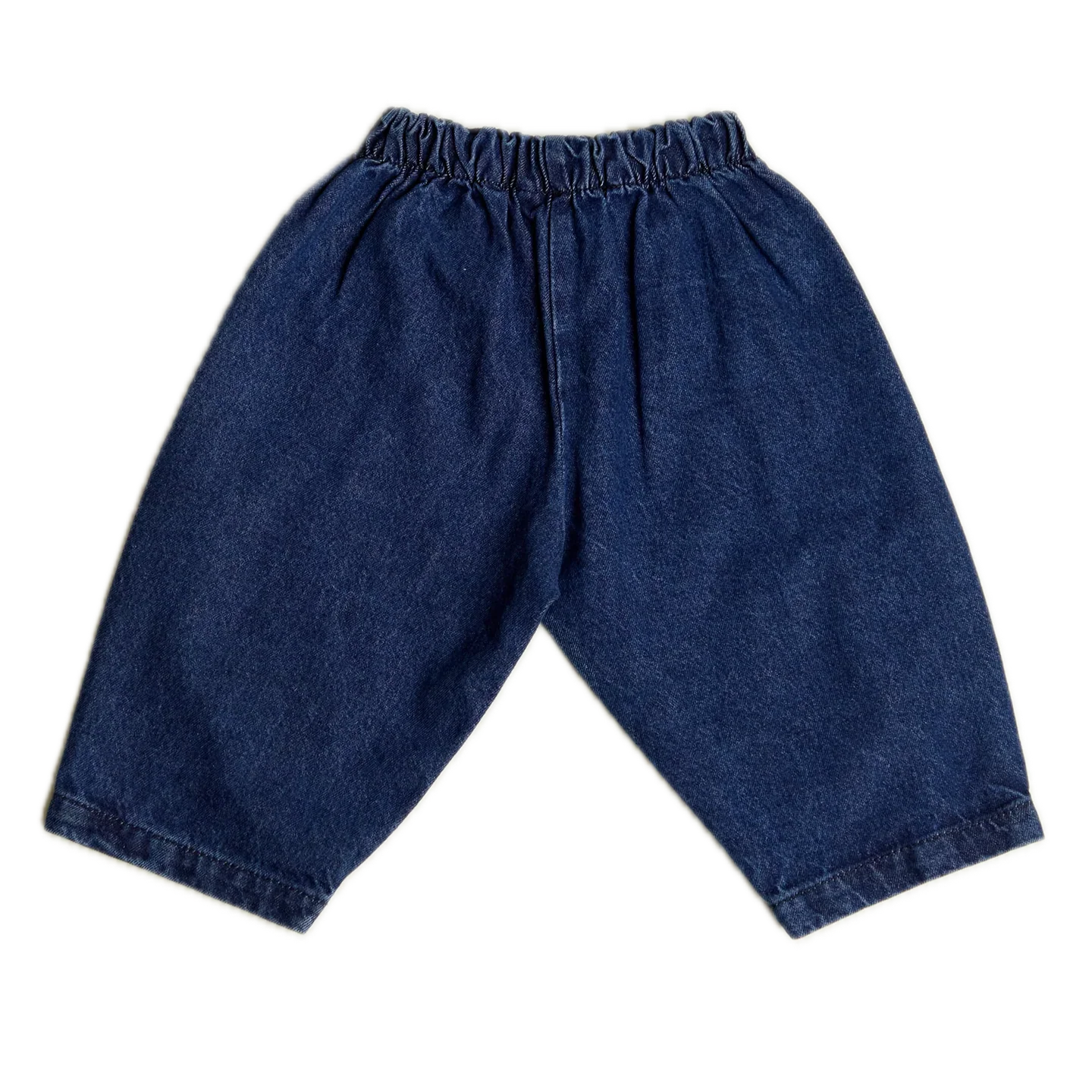 Wave Contrast Denim Cotton Trouser - Image 3