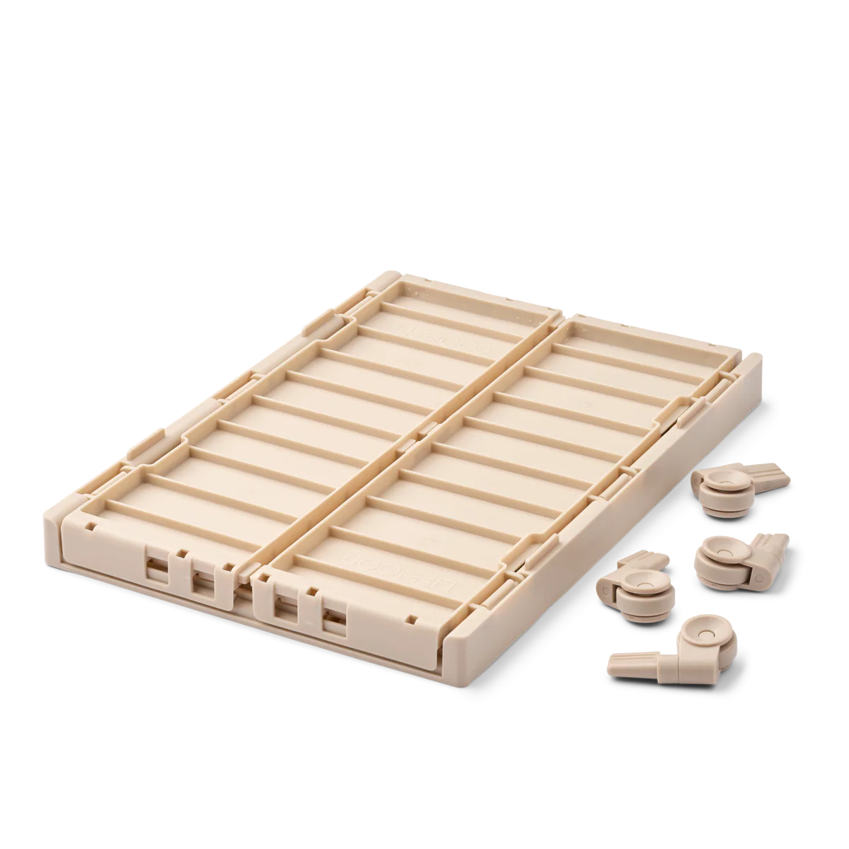 Weston Large Storage Boxes with Wheels (Sandy) - Image 4