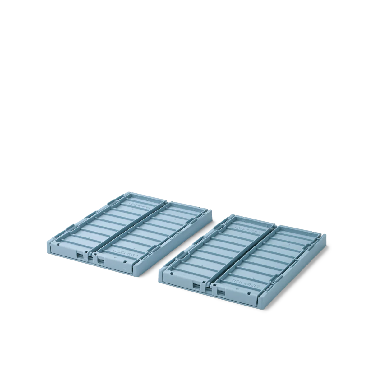 Weston Small Storage Boxes Set of 2 (Beach Blue) - Image 4