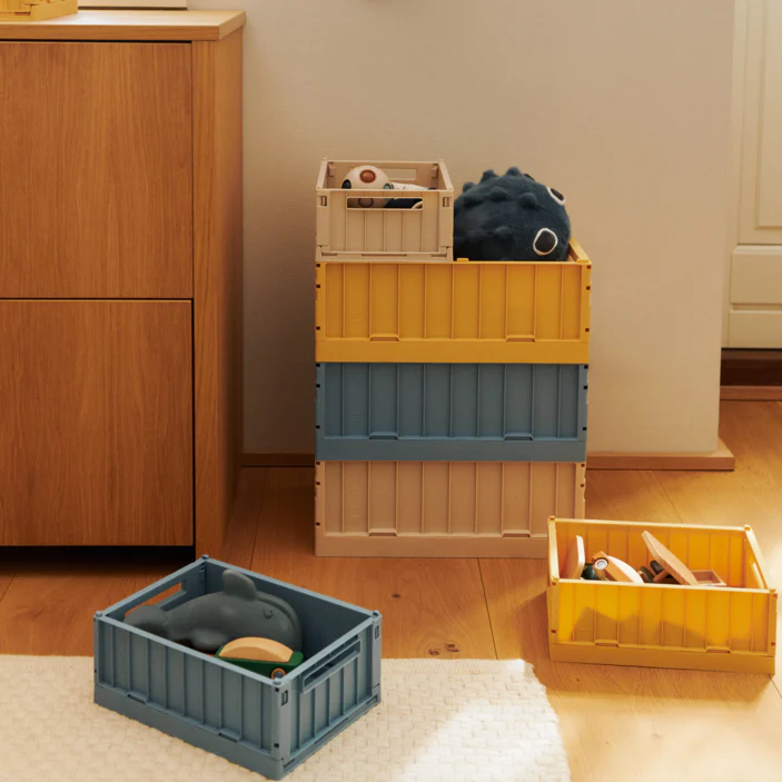 Weston Small Storage Boxes Set of 2 (Lemon Yellow) - Image 5