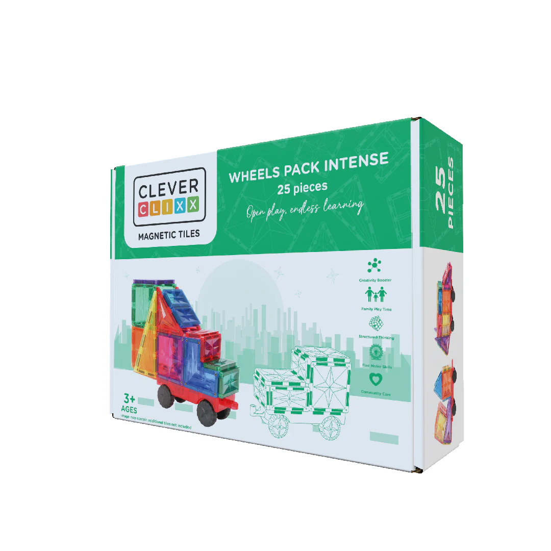 Wheels Pack Intense Magnetic Tiles 25 Pieces - Image 4