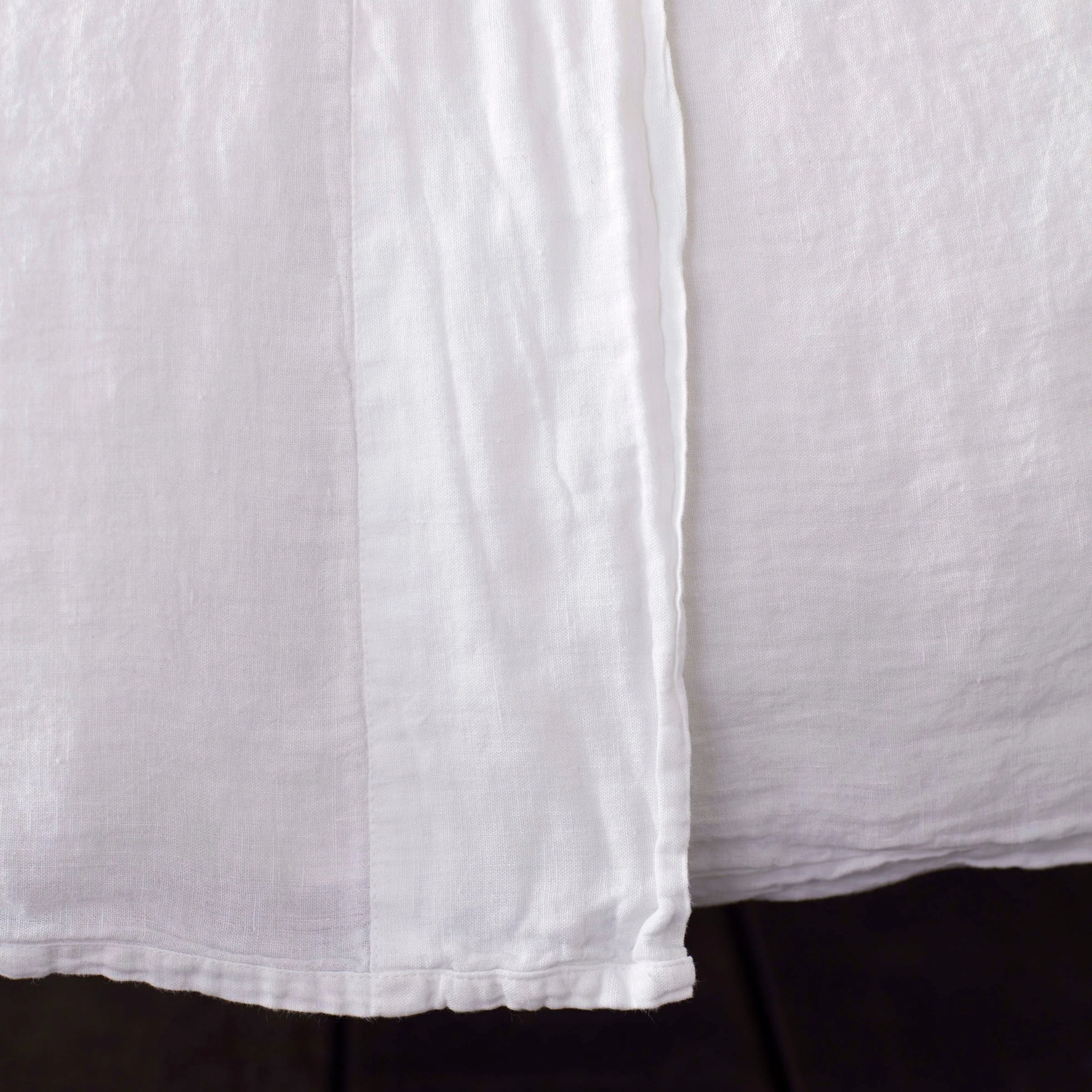 White Pure Linen Flat Sheet
