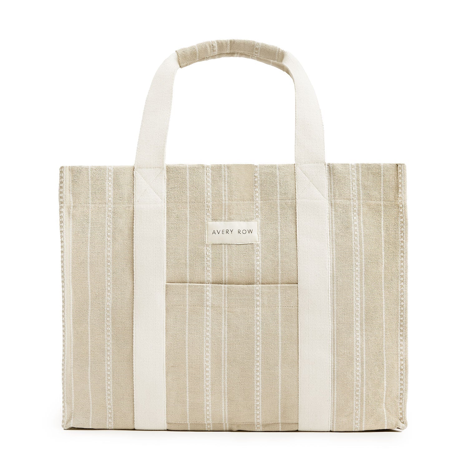 Woven Stripe Bag (Natural) - Image 2