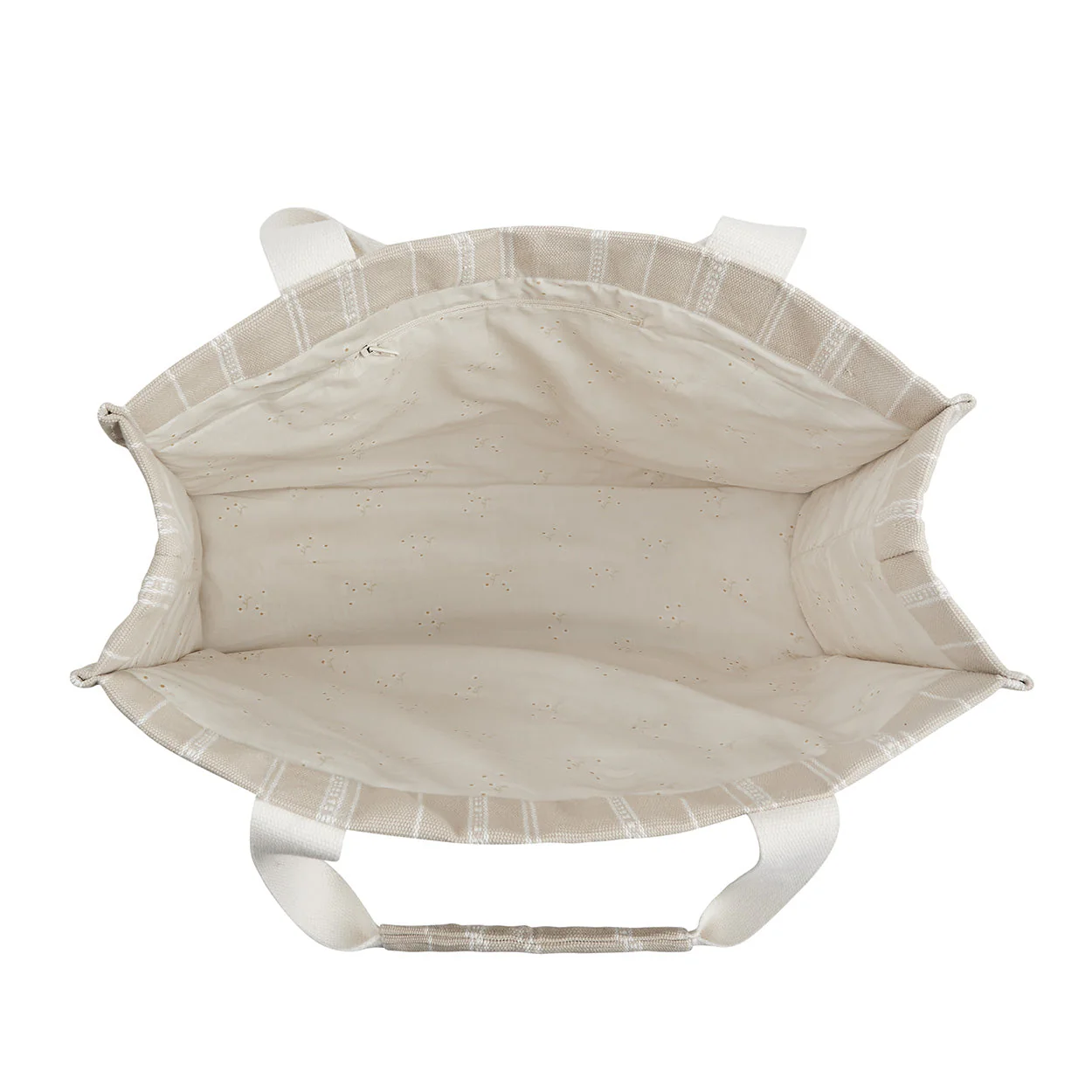 Woven Stripe Bag (Natural) - Image 8