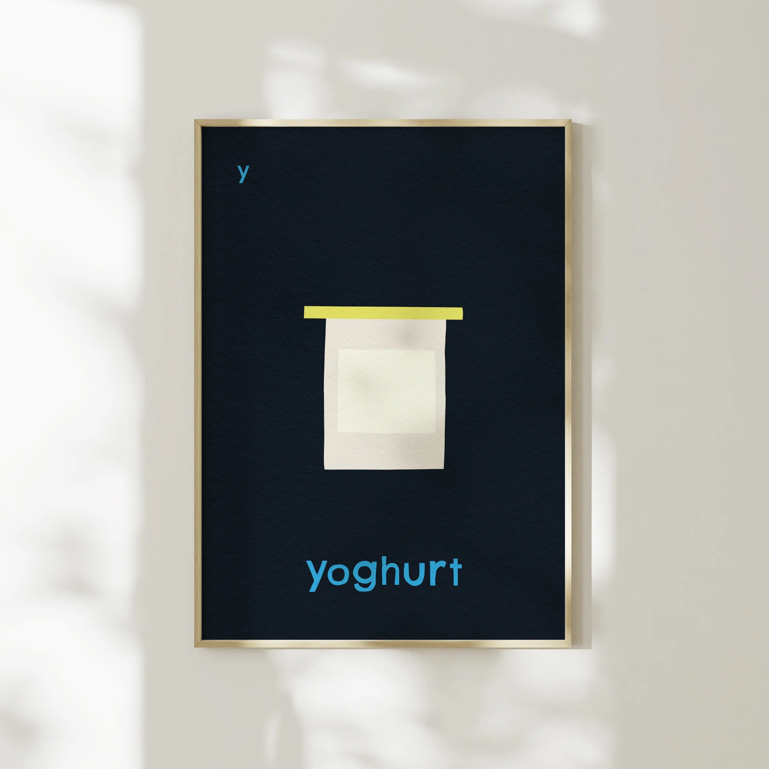 Y for Yoghurt- Alphabet Art Print - Image 5