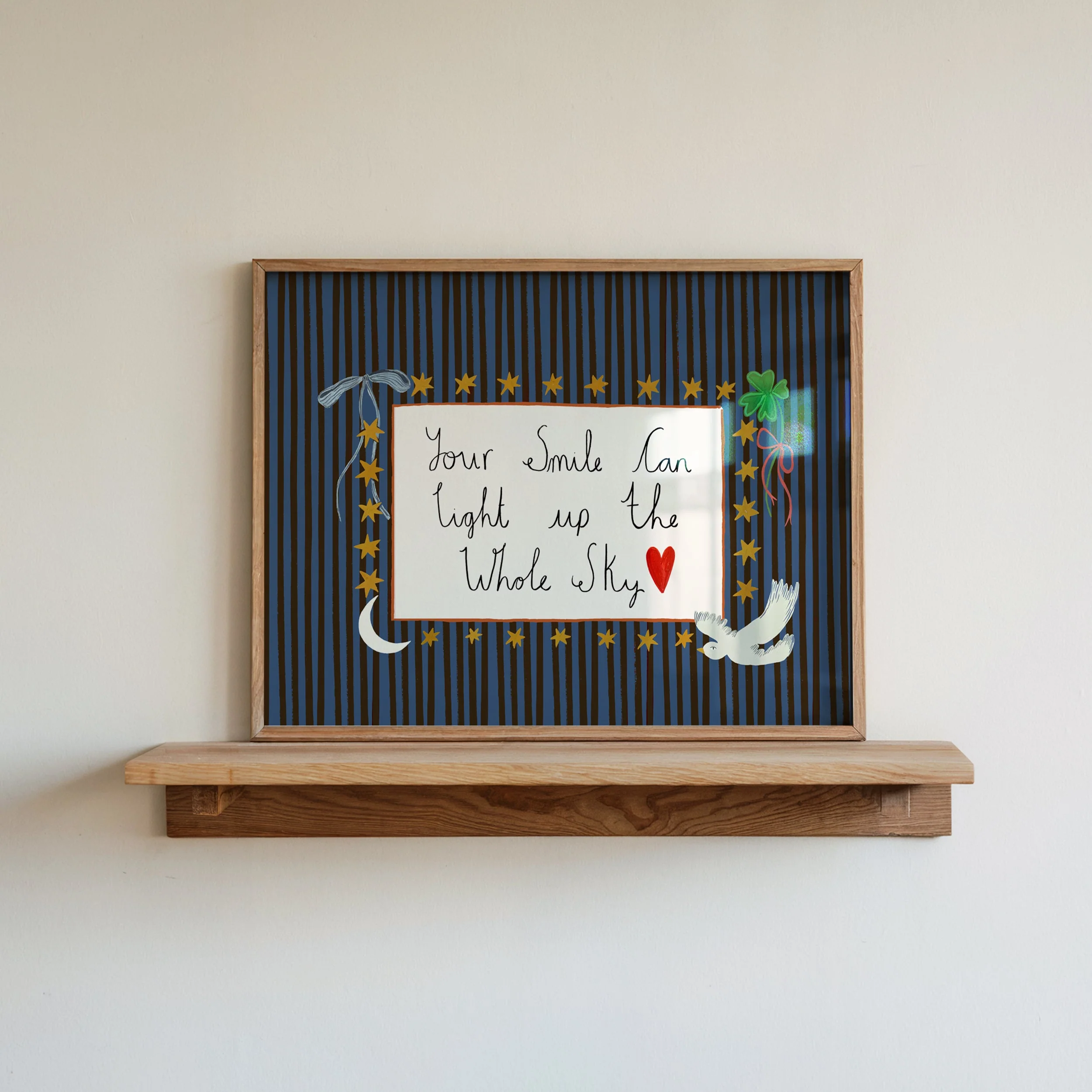 Your Smile Can Light Up the Whole Sky Art Print - Image 2