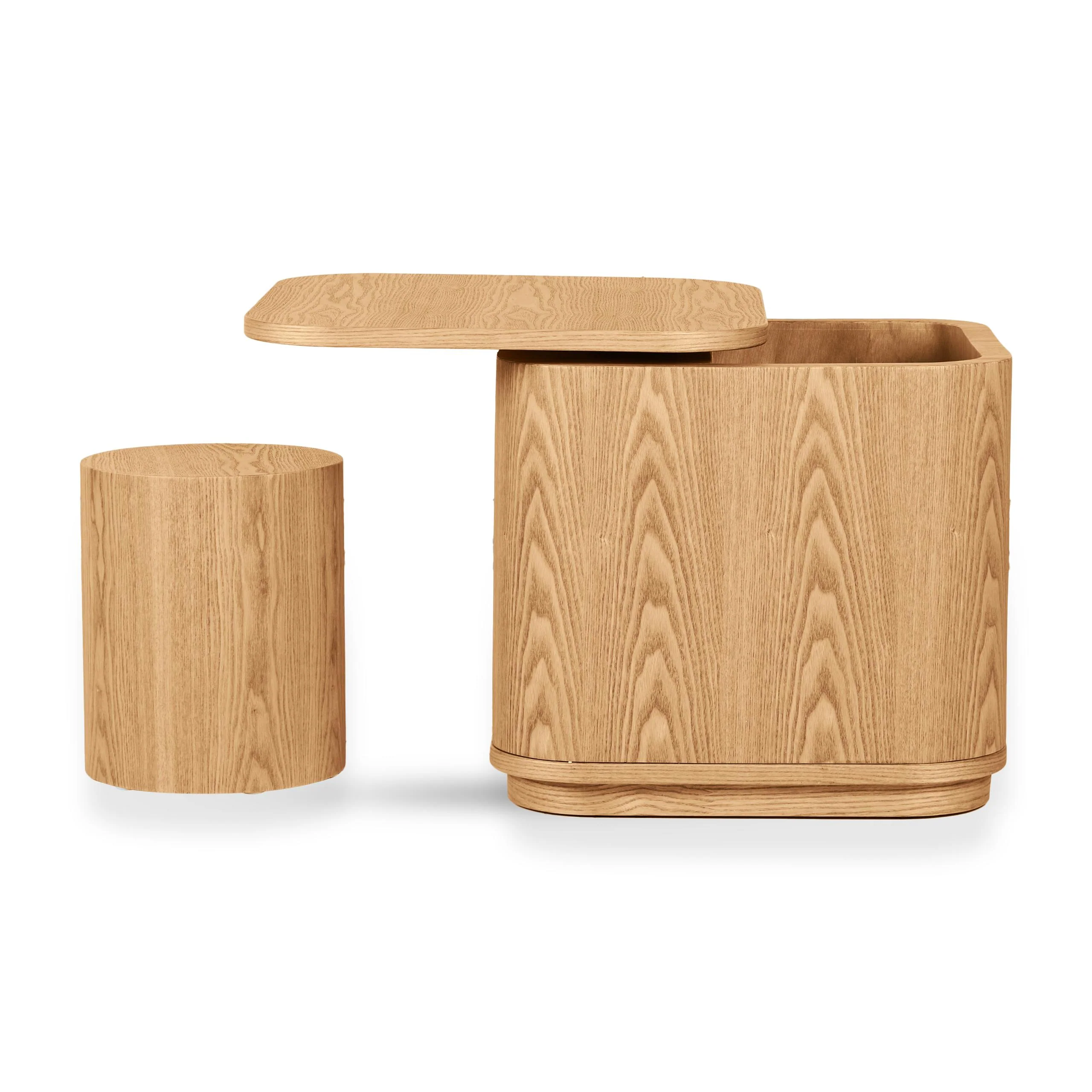 Yume Wooden Children's Storage Table (Natural Ash) - Image 5